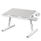 SONGMICS HOME Lap Desk, Height & Angle Adjustable Laptop Stand for Bed | Foldable Bed Tray Table – Grey