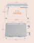 SONGMICS HOME Lap Desk, Height & Angle Adjustable Laptop Stand for Bed | Foldable Bed Tray Table – Grey
