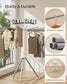 SONGMICS Clothes Drying Rack Foldable Rotary Tripod Laundry Drying Rack – Silver