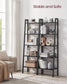 VASAGLE Ladder Shelf, Bookcase Book Shelf, Storage Shelves, 5-Tier, 22In Bookshelves – Ebony Black, Ink Black