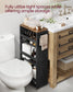 VASAGLE 4-Tier Slide-Out Storage Cart, Slim Kitchen Cart for Small Spaces | ULRC051K02