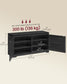 VASAGLE Shoe Storage Bench with Cushion, 3-Tier Entryway Bench with Padded Seat | ULSB044B01