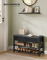 SONGMICS Storage Bench, Bamboo Shoe Rack, Entryway Furniture, 31.5 Inches Wide | ULSB056BH01