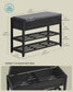 SONGMICS Storage Bench, Bamboo Shoe Rack, Entryway Furniture, 31.5 Inches Wide | ULSB056BH01