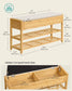SONGMICS Storage Bench, Bamboo Shoe Rack, Entryway Furniture, 39.4 Inches Wide | ULSB059YL01