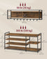 VASAGLE Hall Tree with Shoe Bench, Coat Rack Shoe Bench Set, Entryway Furniture