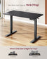 VASAGLE Standing Desk, 48X24 Inch Electric Adjustable Desk – Ink Black