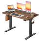 VASAGLE Standing Desk, 48X24 Inch Electric Adjustable Desk – Rustic Brown