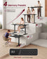 VASAGLE Standing Desk, 55X28 Inch Electric Adjustable Desk – Ink Black