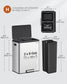 SONGMICS Kitchen Bin, 2 X 8 Gal. (2 X 30 L) Double Rubbish Bin for Recycling and Waste