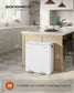 SONGMICS 2 X 30 L Double Garbage Can with Soft-Close Lids and Removable Inner Buckets Cloud White