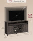 VASAGLE Tall Farmhouse TV Stand – Taupe Brown