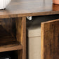 VASAGLE Retro TV Stand for Televisions Up to 42 Inches, Mid-Century Modern Entertainment Center – Rustic Brown