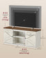 VASAGLE Farmhouse TV Stand for Tvs Up to 65 Inches