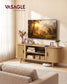 VASAGLE TV Stand for 65-Inch Tvs – Sand Brown