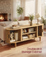 VASAGLE TV Stand for 65-Inch Tvs – Sand Brown