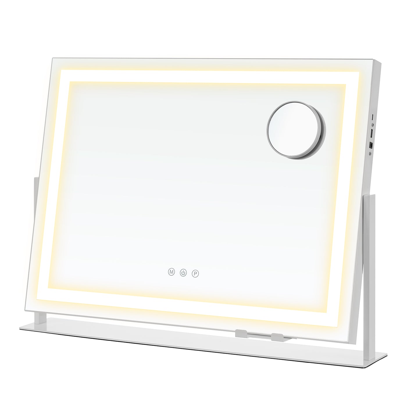 SONGMICS Vanity Makeup Mirror with Lights – Matte White | ULWM002W01V1
