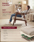 VASAGLE Accent Chair, Button Tufted, Thick Cushion, Beige