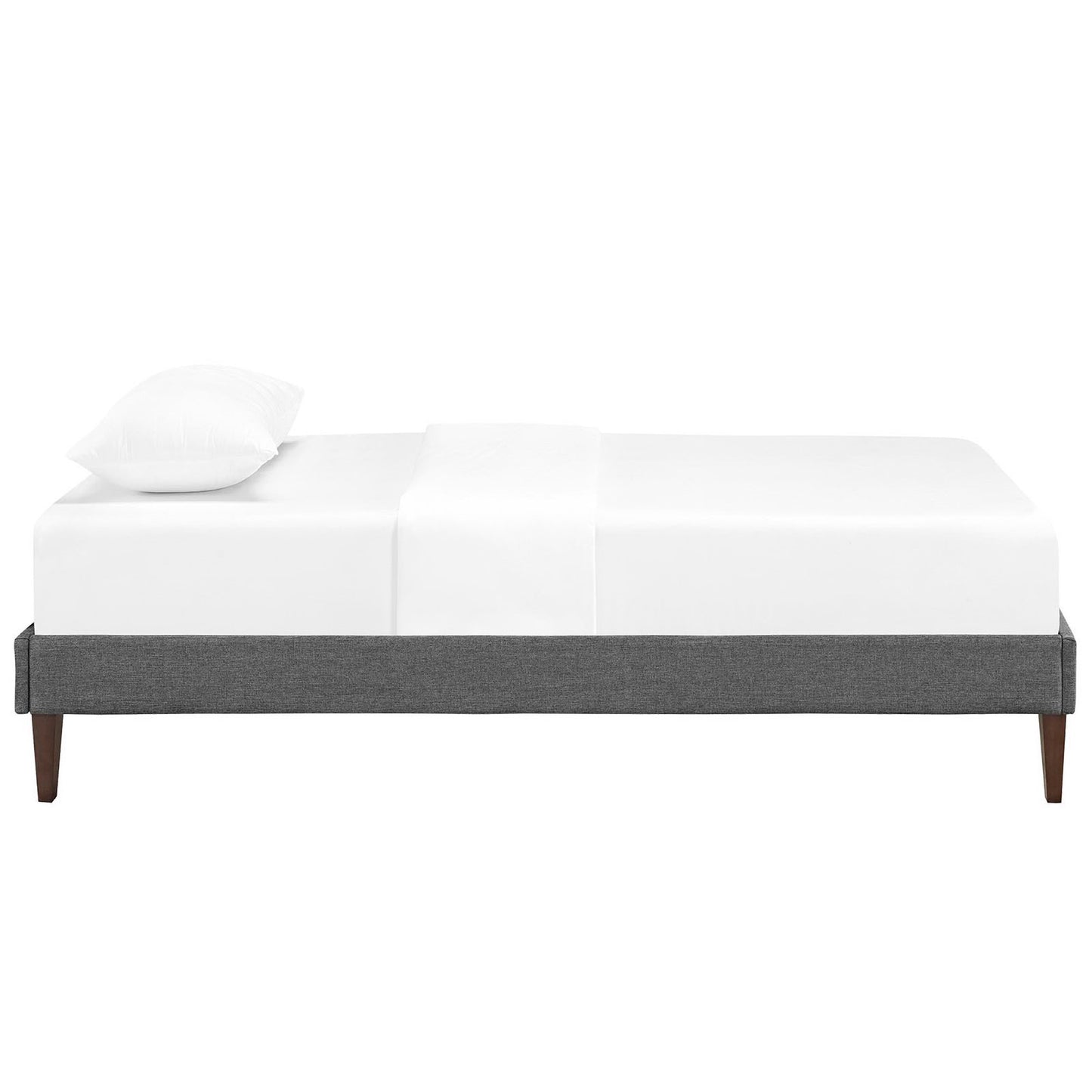 Sharon Fabric Twin Bed Frame with Squared Tapered Legs by Modway MOD-5348
