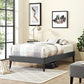 Sharon Fabric Twin Bed Frame with Squared Tapered Legs by Modway MOD-5348