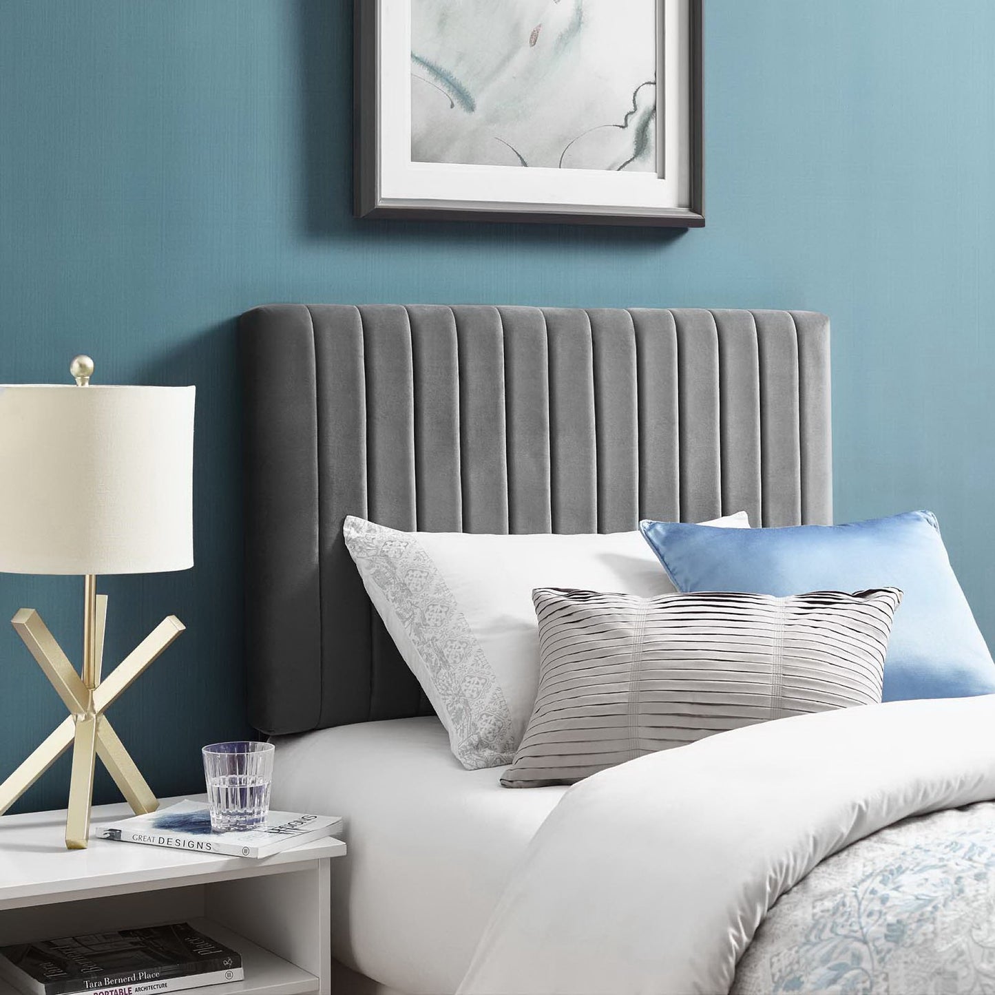 Keira Performance Velvet Twin Headboard by Modway MOD-6093