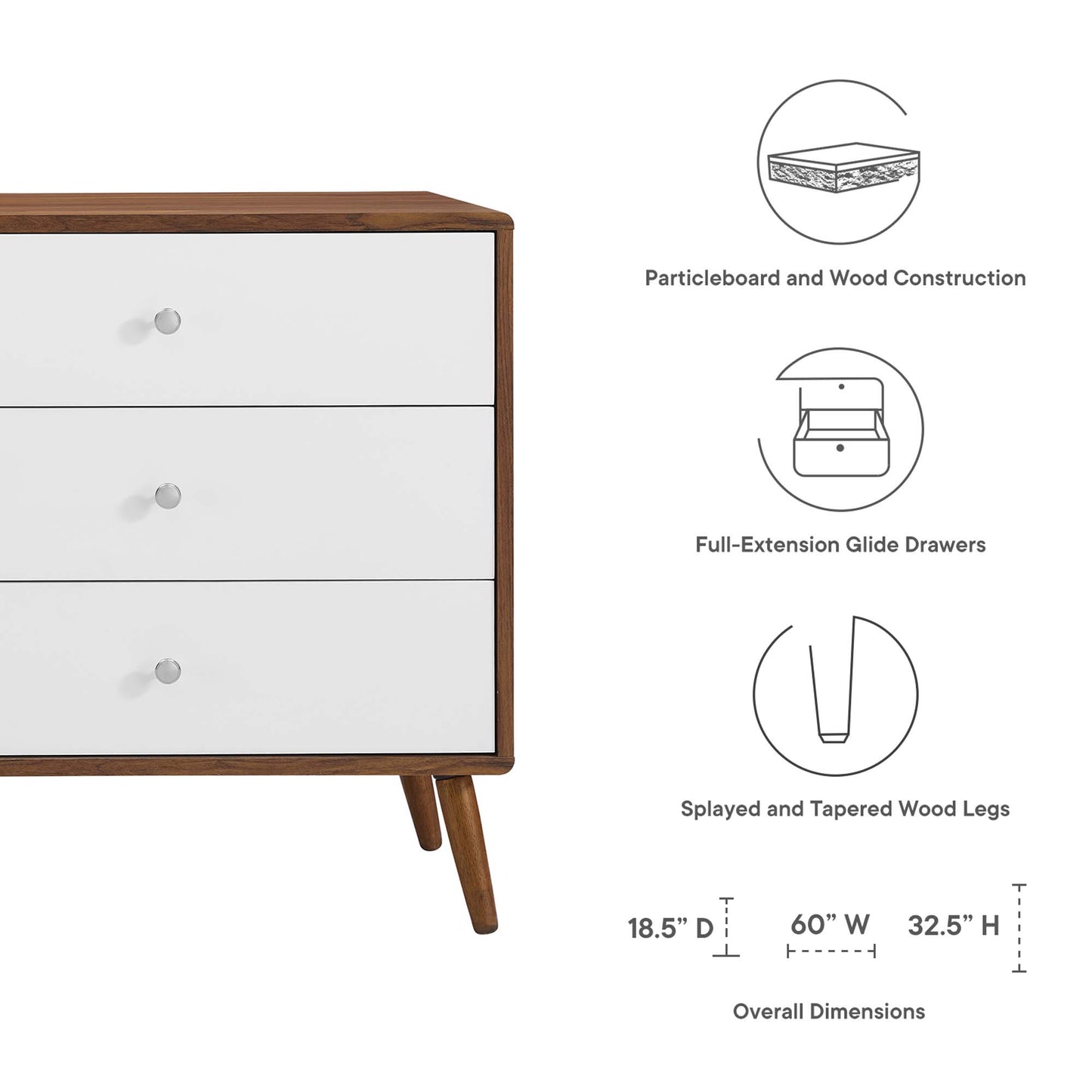 Transmit 60" Dresser by Modway MOD-7022