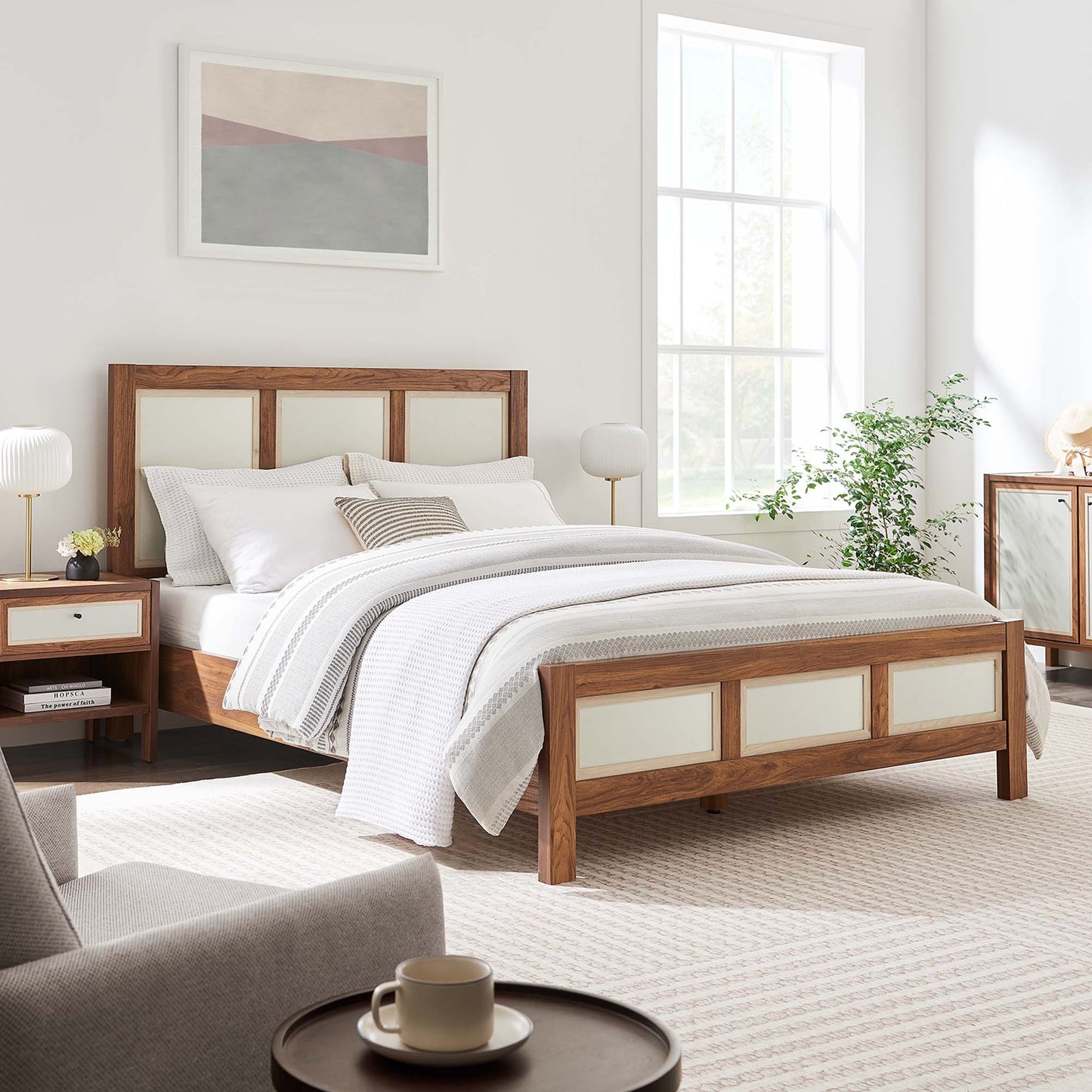Capri Wood Grain Queen Platform Bed by Modway MOD-7119
