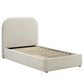 Modway Keynote Upholstered Fabric Curved Platform Bed