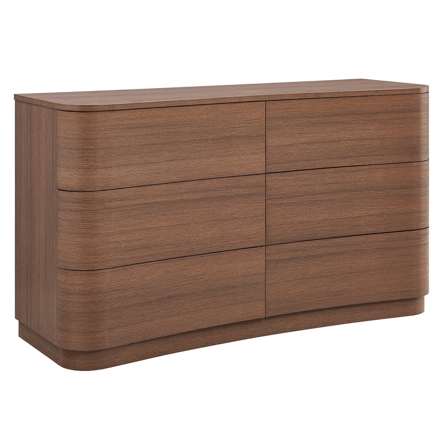 Mirae 6-Drawer Curved Dresser by Modway MOD-7229 FredCo