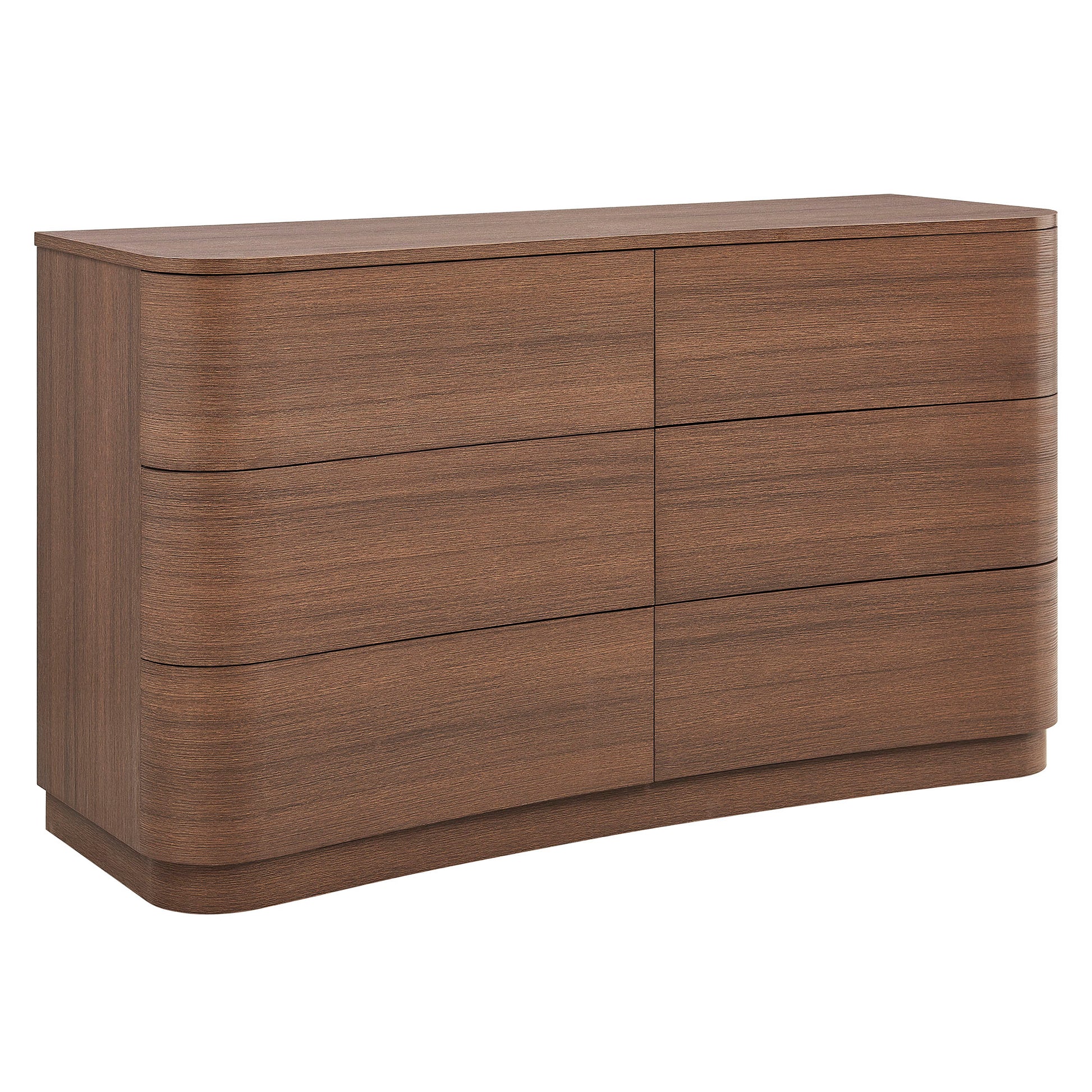 Mirae 6-Drawer Curved Dresser by Modway MOD-7229 FredCo