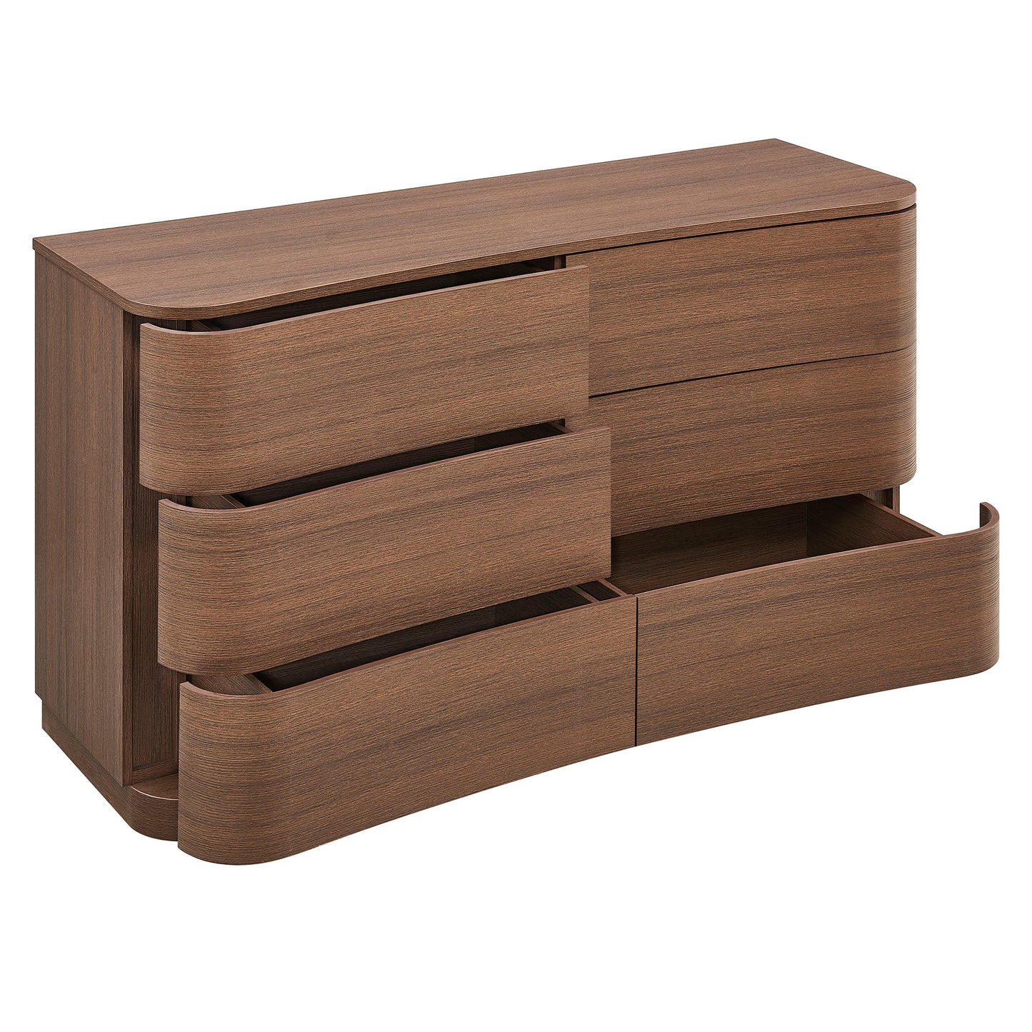Mirae 6-Drawer Curved Dresser by Modway MOD-7229 FredCo