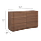Mirae 6-Drawer Curved Dresser by Modway MOD-7229 FredCo