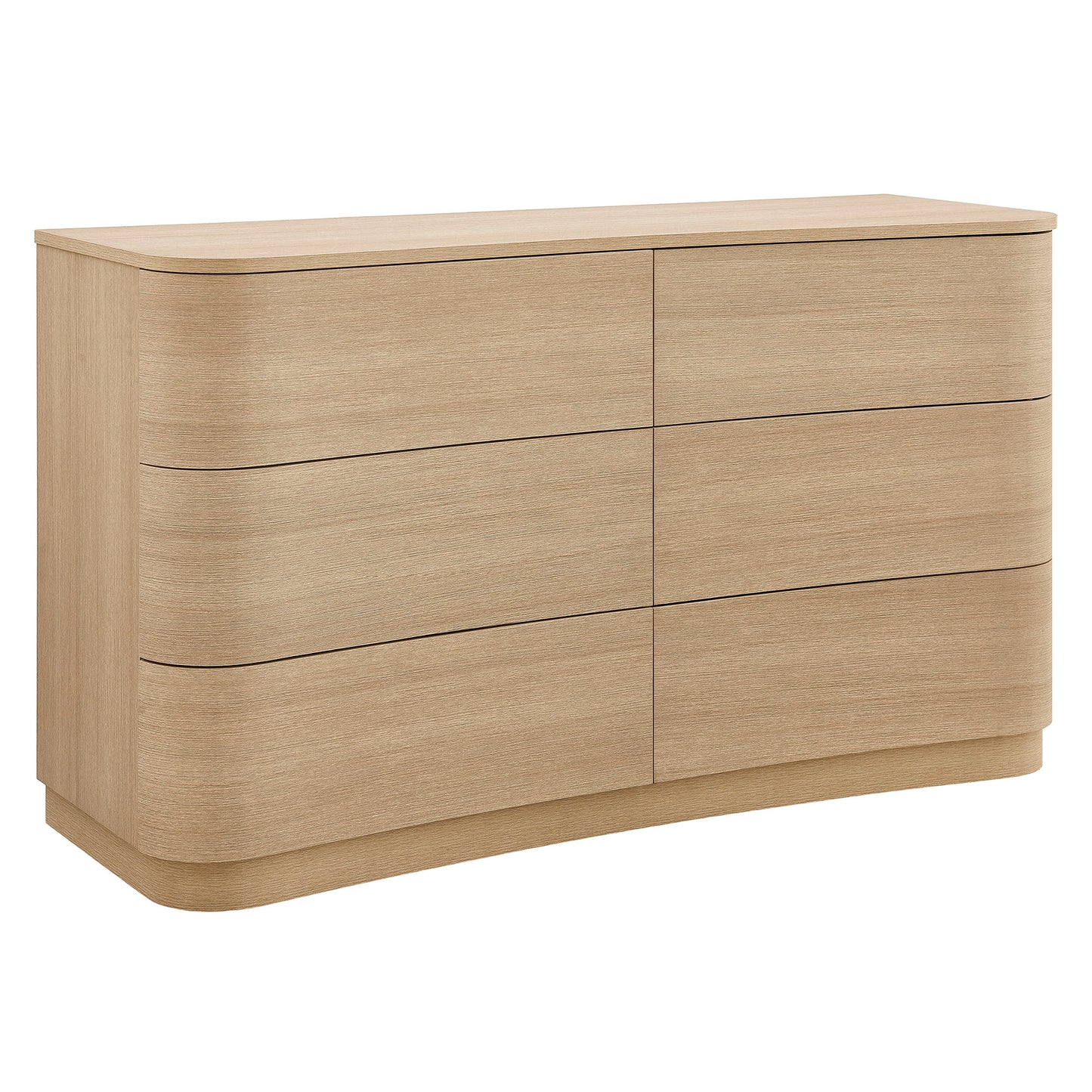 Mirae 6-Drawer Curved Dresser by Modway MOD-7229 FredCo