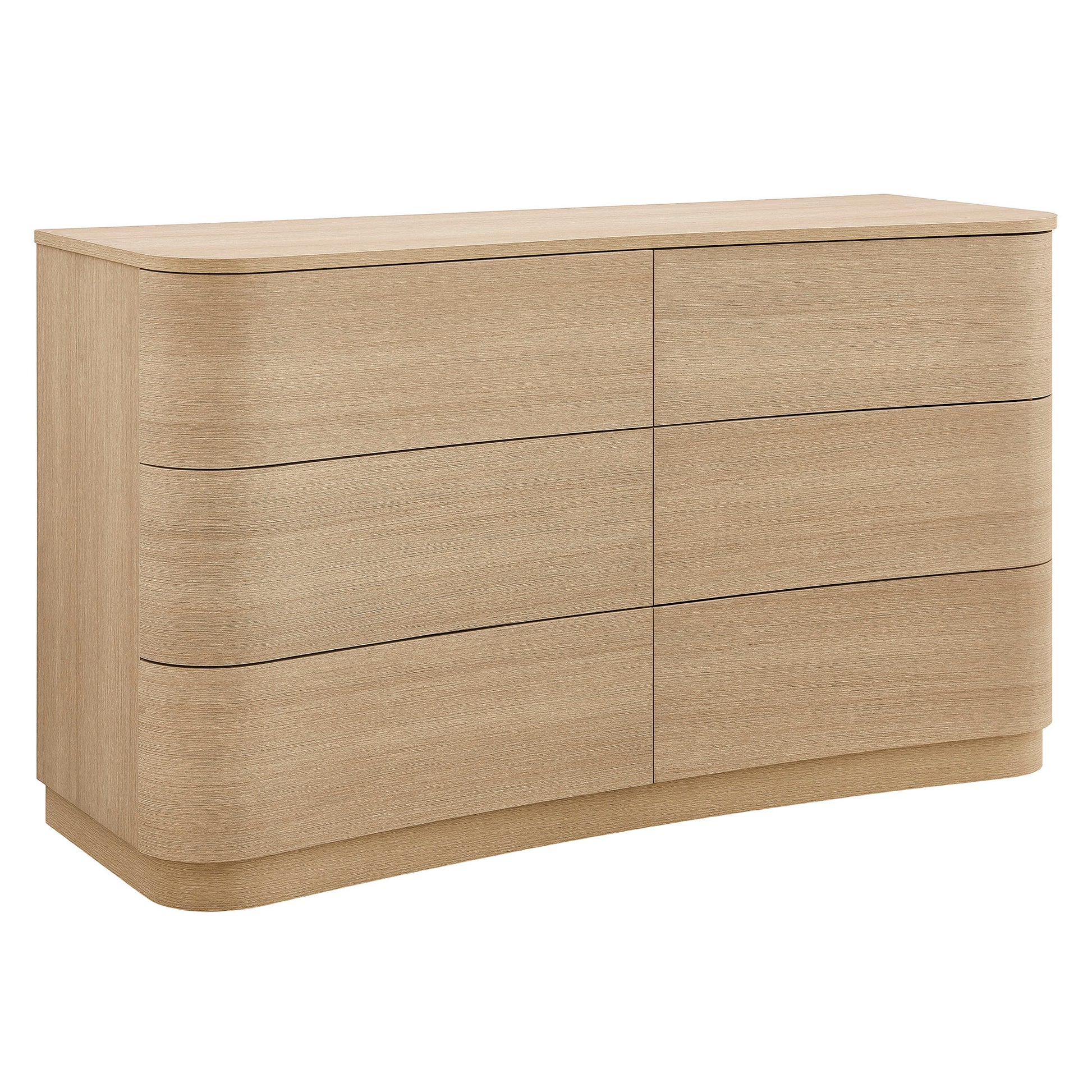 Mirae 6-Drawer Curved Dresser by Modway MOD-7229 FredCo