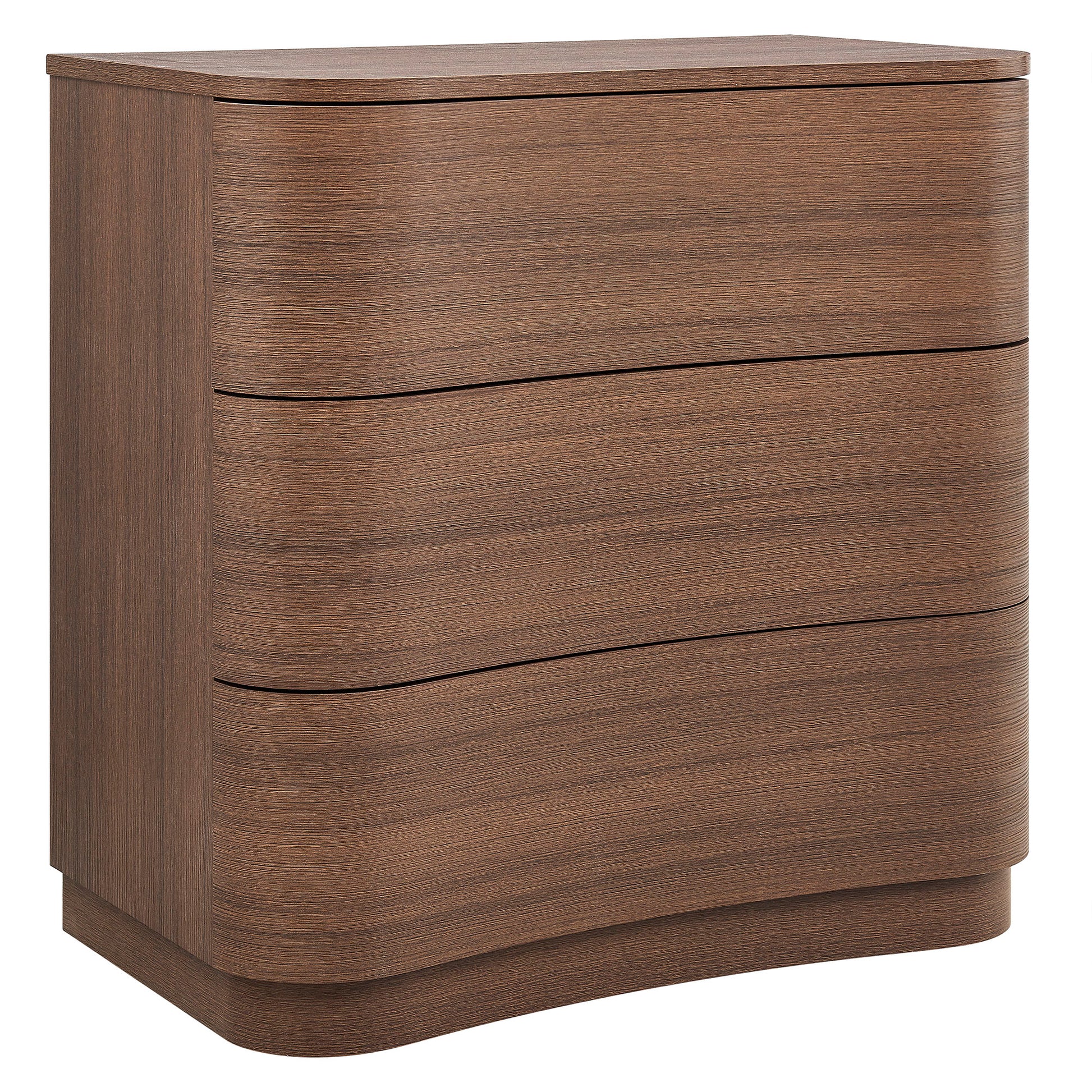 Mirae 3-Drawer Curved Compact Dresser by Modway MOD-7230 FredCo