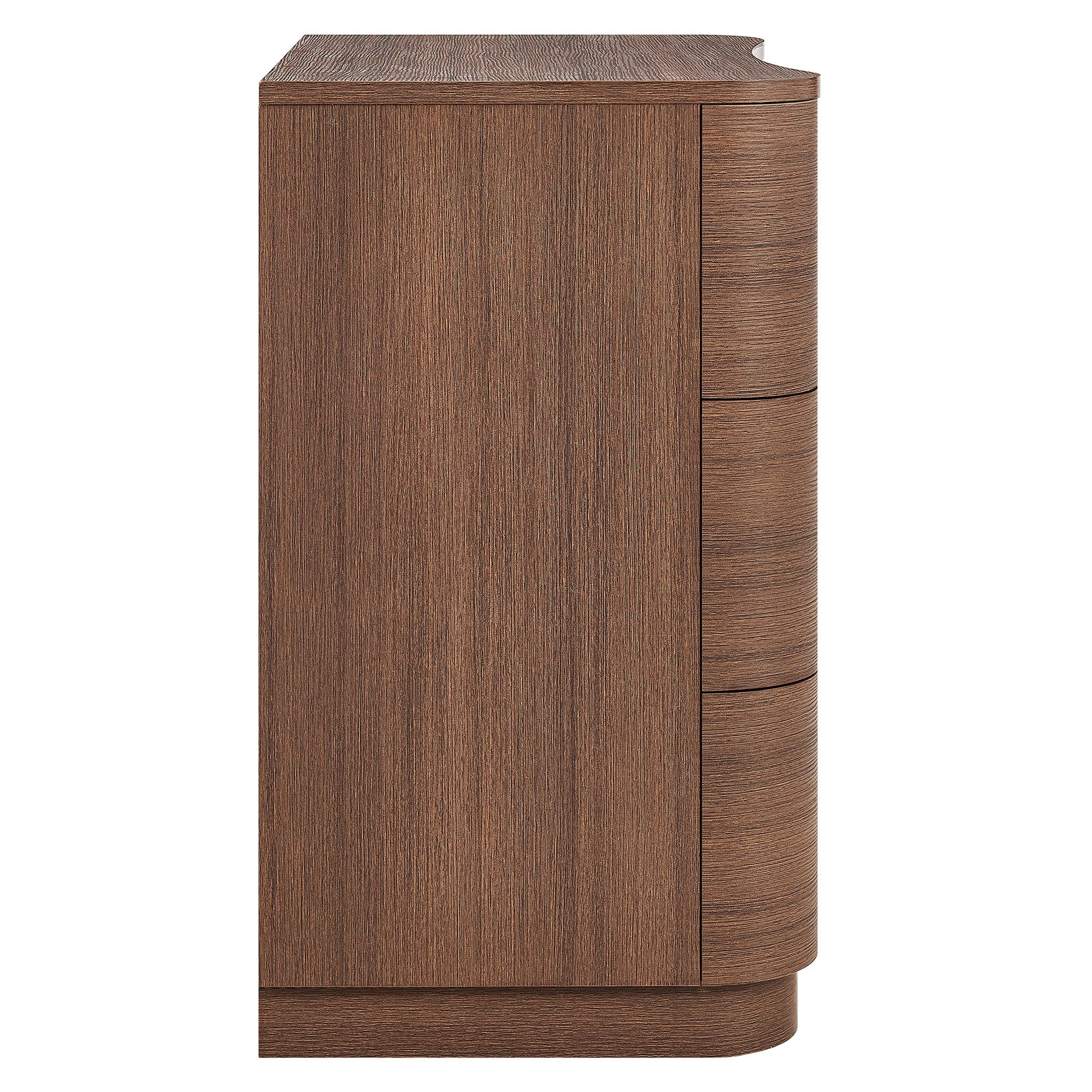 Mirae 3-Drawer Curved Compact Dresser by Modway MOD-7230 FredCo