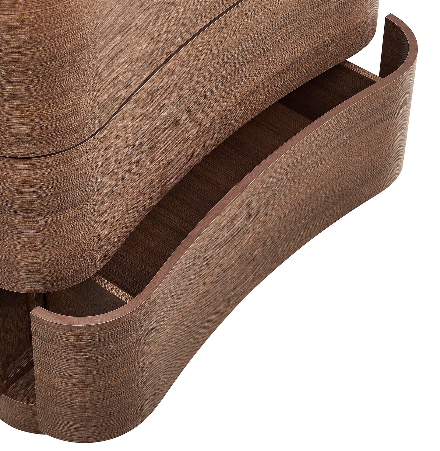 Mirae 3-Drawer Curved Compact Dresser by Modway MOD-7230 FredCo