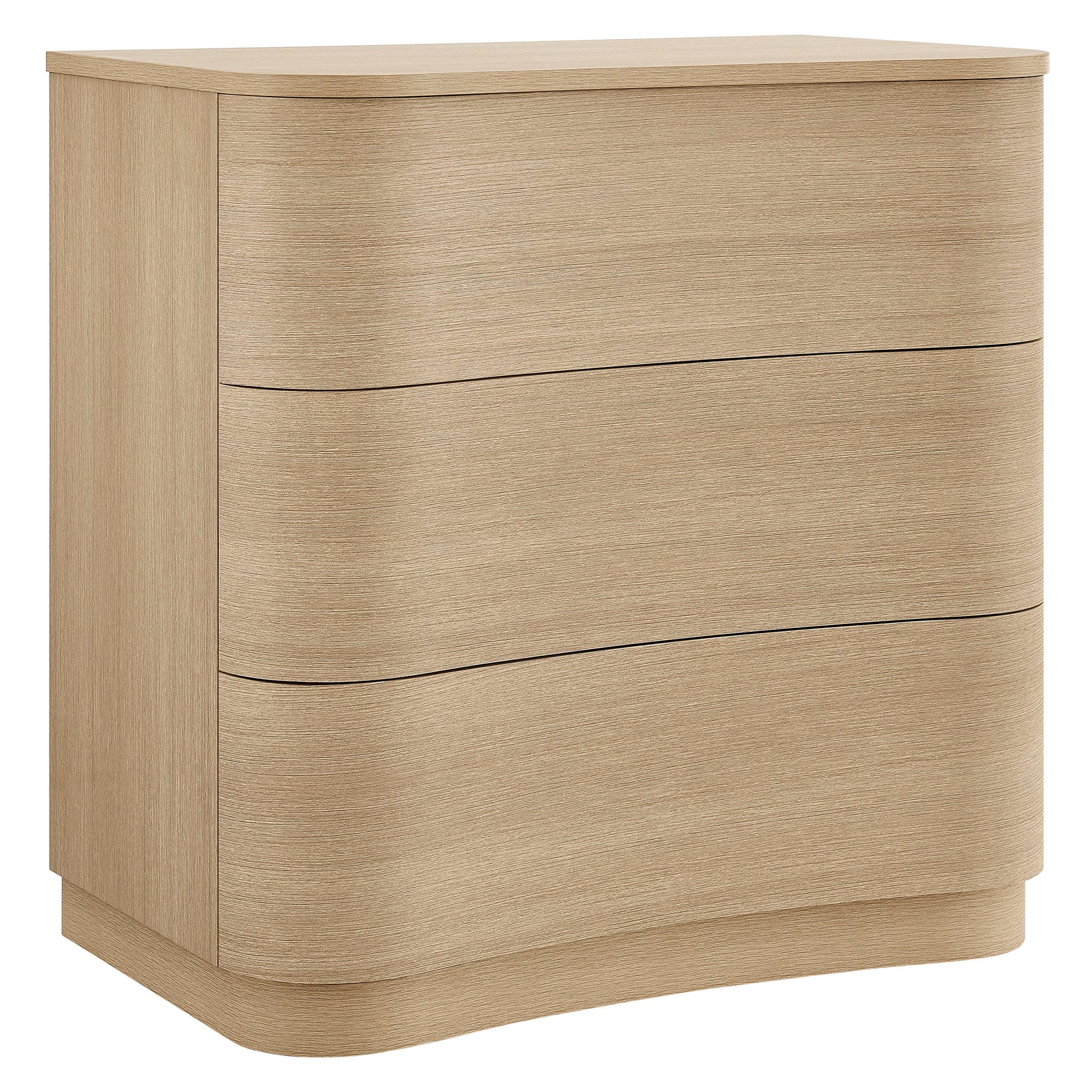 Mirae 3-Drawer Curved Compact Dresser by Modway MOD-7230 FredCo