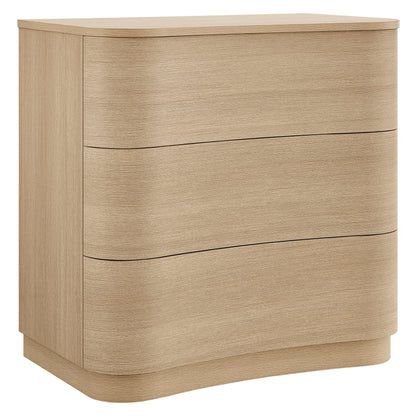 Mirae 3-Drawer Curved Compact Dresser by Modway MOD-7230 FredCo
