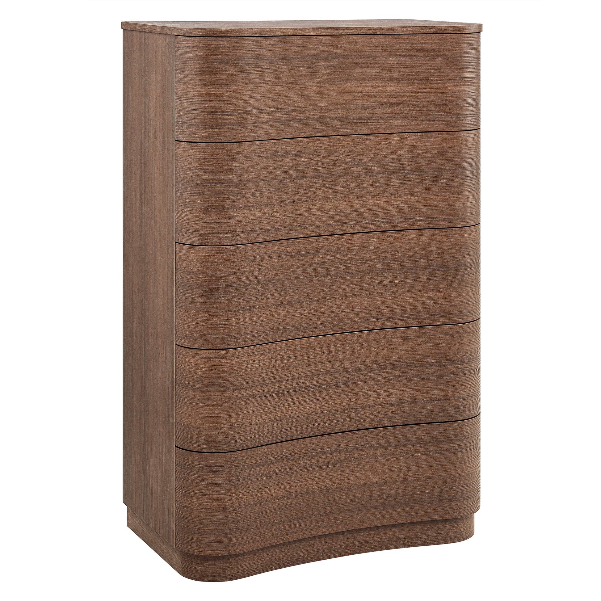 Mirae 5-Drawer Curved Dresser Chest of Drawers by Modway MOD-7231 FredCo