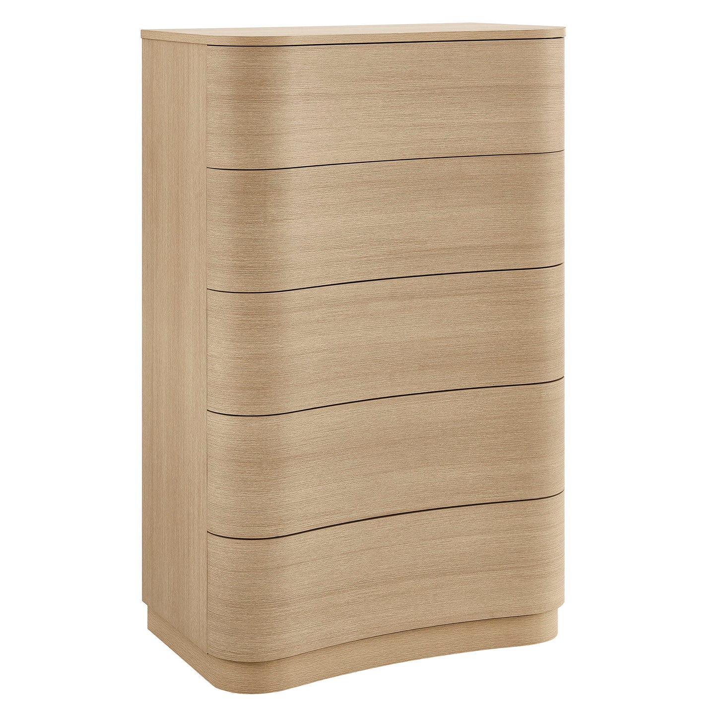 Mirae 5-Drawer Curved Dresser Chest of Drawers by Modway MOD-7231 FredCo