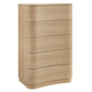 Mirae 5-Drawer Curved Dresser Chest of Drawers by Modway MOD-7231 FredCo