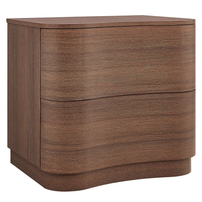 Mirae 2-Drawer Curved Nightstand by Modway MOD-7232 FredCo