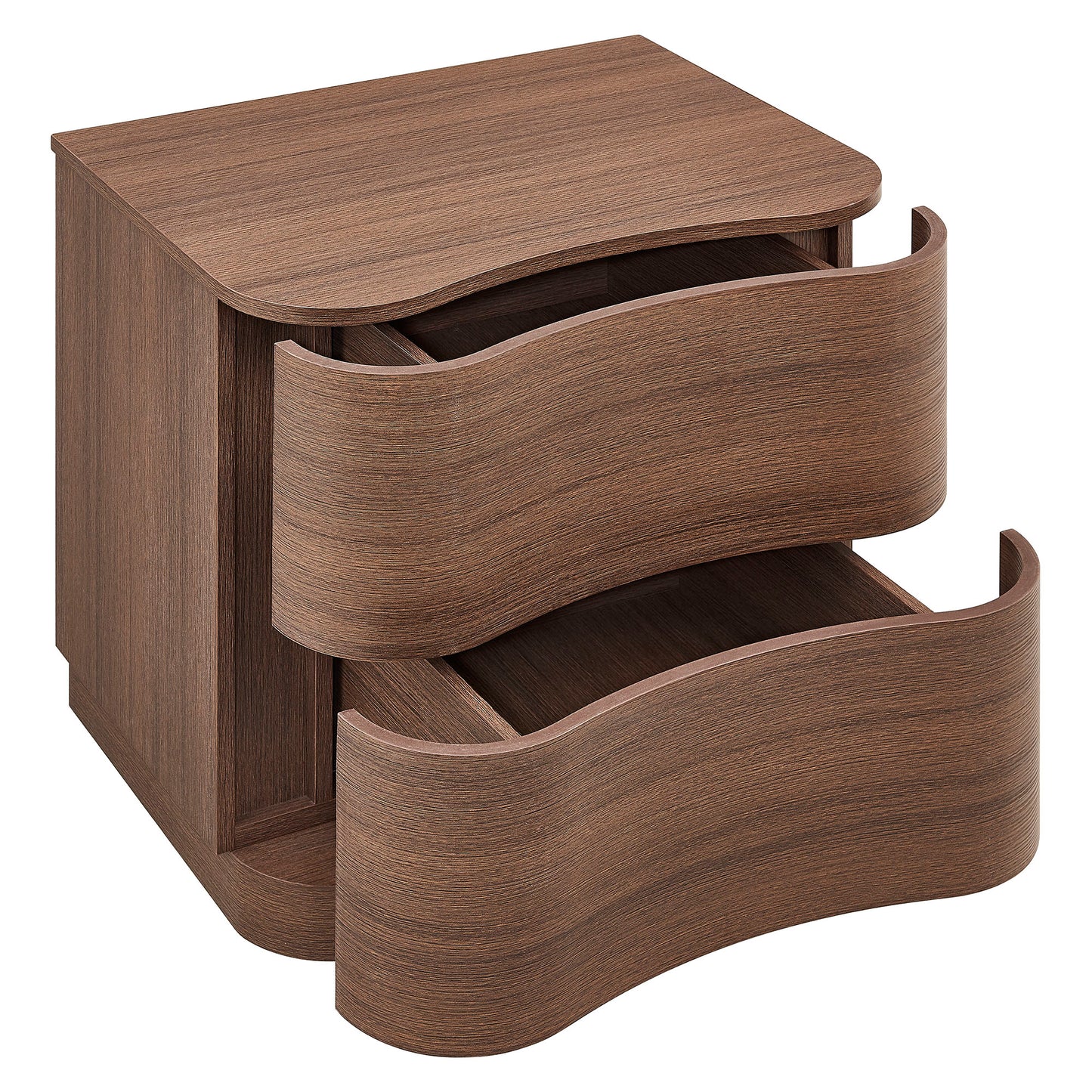 Mirae 2-Drawer Curved Nightstand by Modway MOD-7232 FredCo