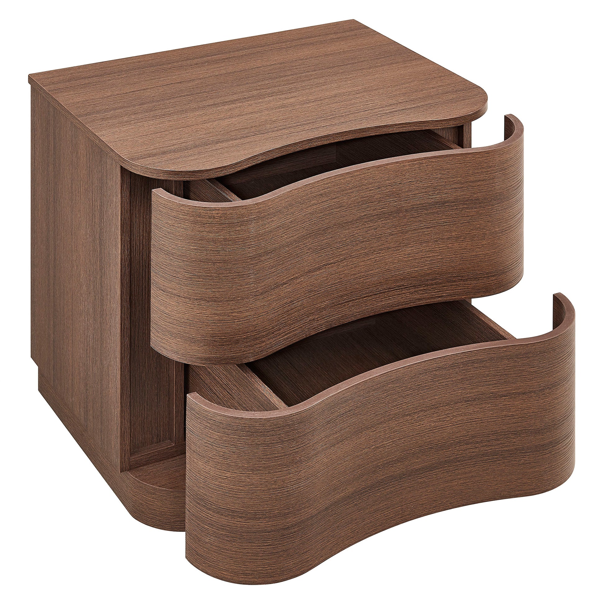Mirae 2-Drawer Curved Nightstand by Modway MOD-7232 FredCo