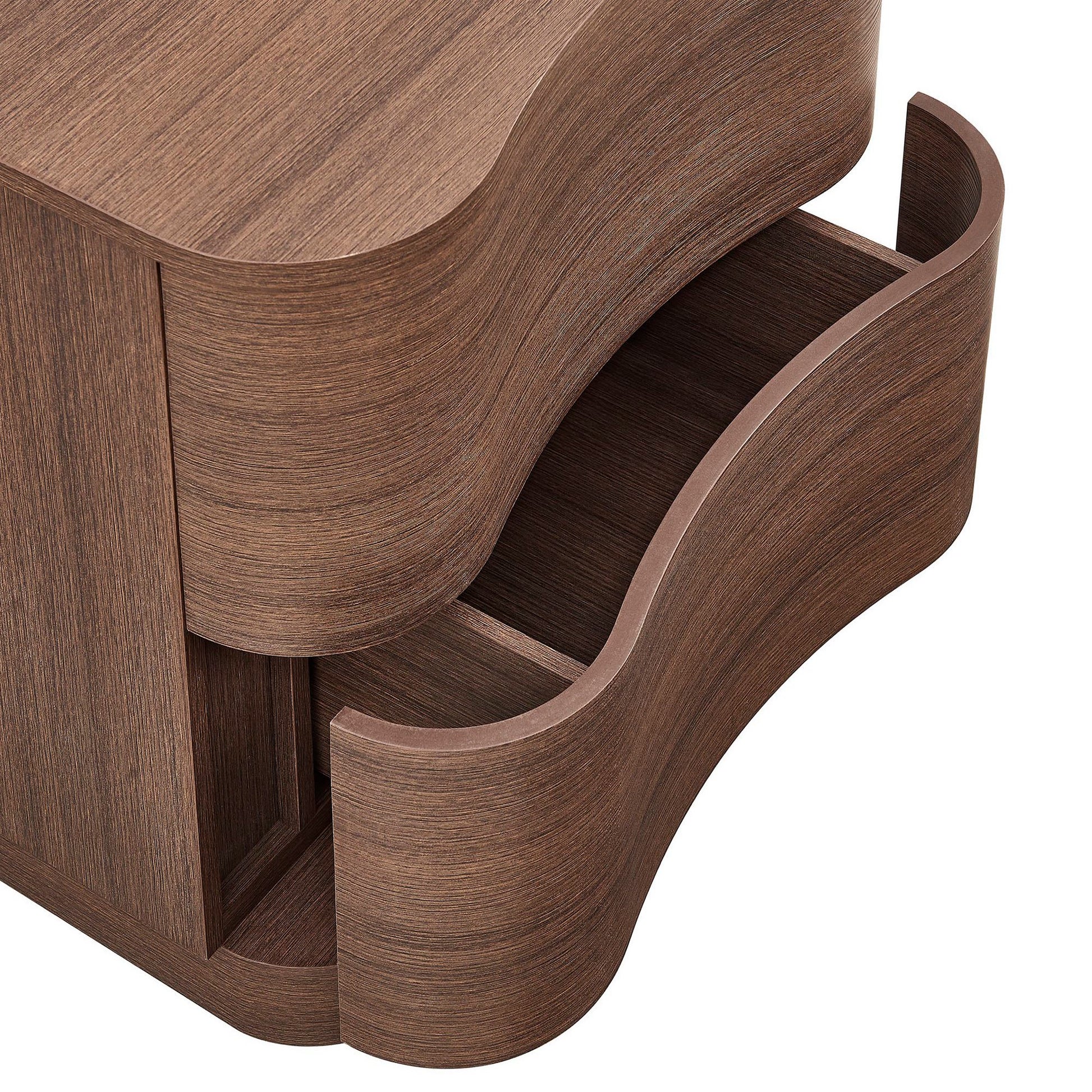 Mirae 2-Drawer Curved Nightstand by Modway MOD-7232 FredCo
