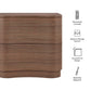 Mirae 2-Drawer Curved Nightstand by Modway MOD-7232 FredCo