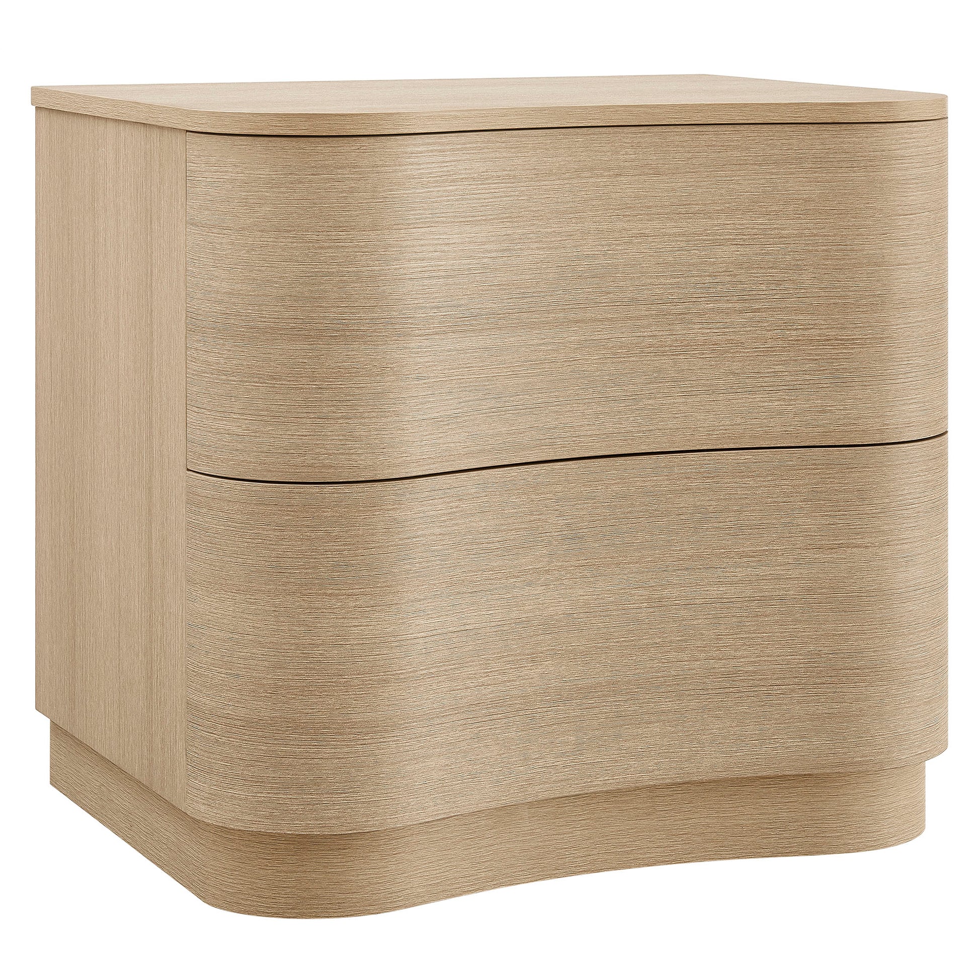 Mirae 2-Drawer Curved Nightstand by Modway MOD-7232 FredCo