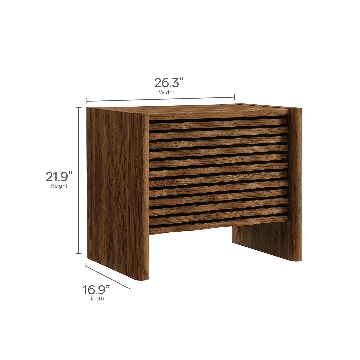 Emric Wave Nightstand by Modway MOD-7236 FredCo