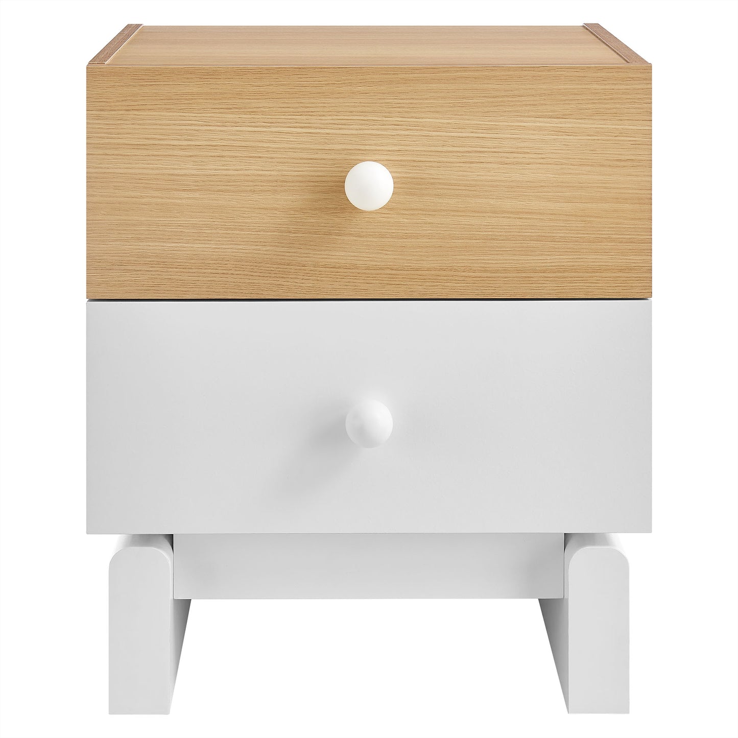 Nolia 2-Drawer Color Block Nightstand by Modway MOD-7238 FredCo